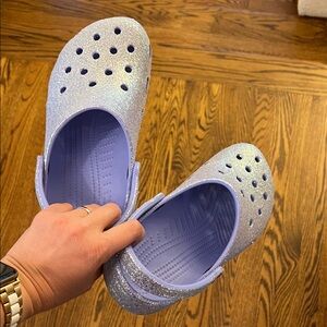 CROCS Sparkling Purple Crocs